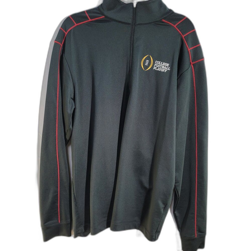 Nike Gold Dri-Fit Black Jacket Full Zip Closure Long Sleeves Men's Size M